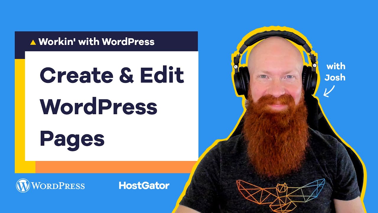 How to Develop and Edit a Website page in WordPress – Ep 3 Workin&#39 with WordPress
