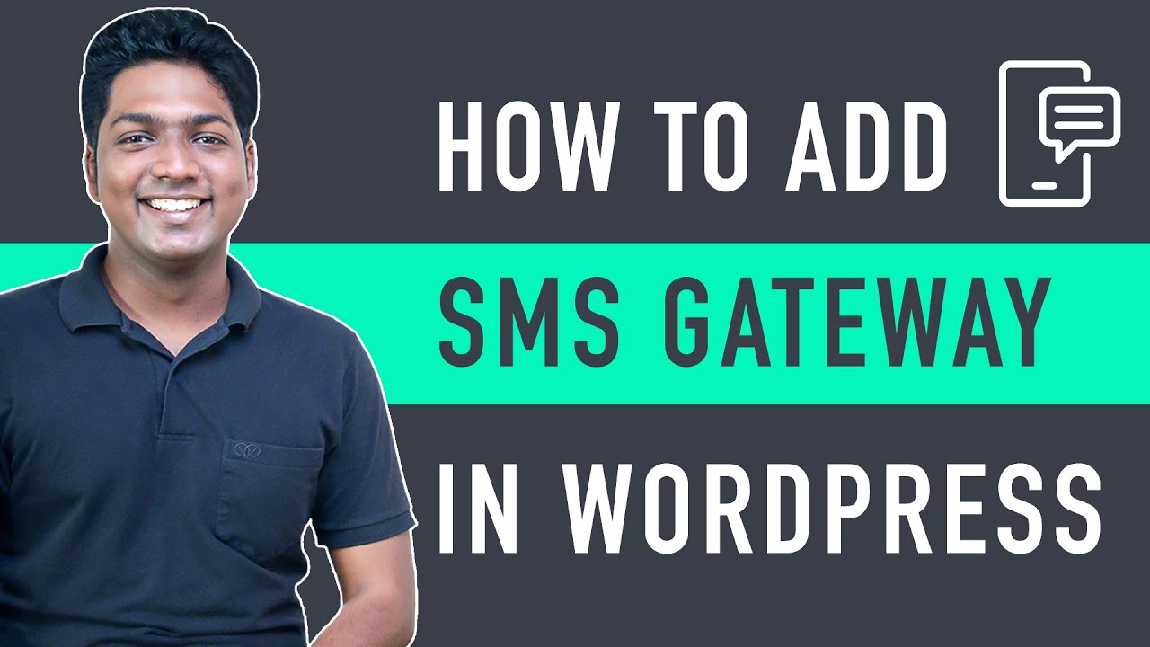 How to Integrate SMS Gateway in WordPress E Commerce Web page