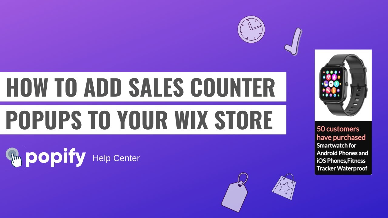 How to include latest revenue counter popup to your Wix on the net retail store?