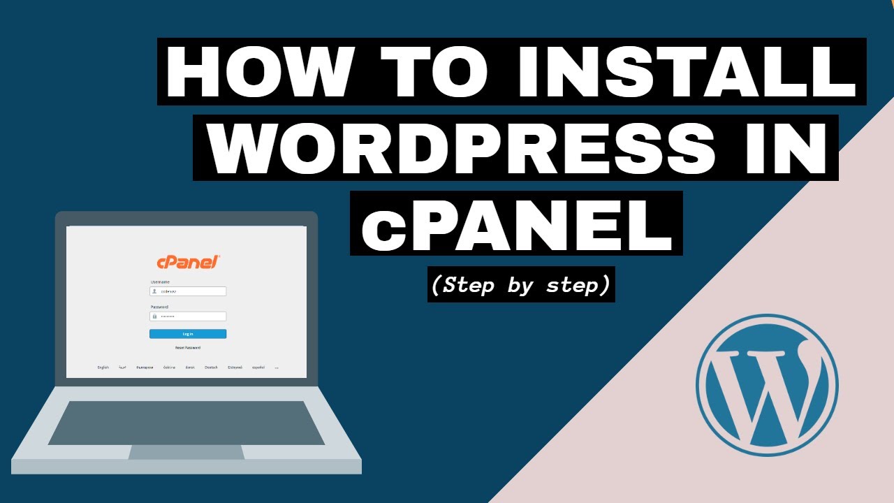 How to set up WordPress in cPanel 2021 | Move by Step