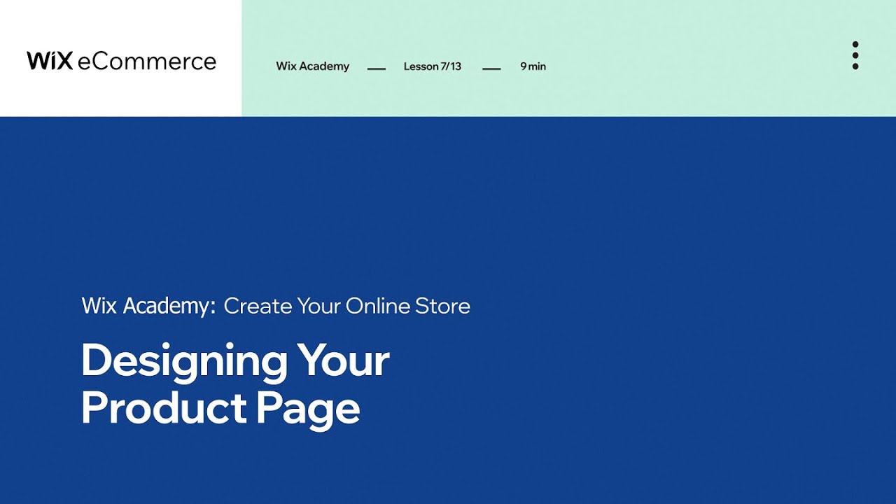 Lesson 7 | Product or service Webpages | Create Your On line Store | Wix eCommerce