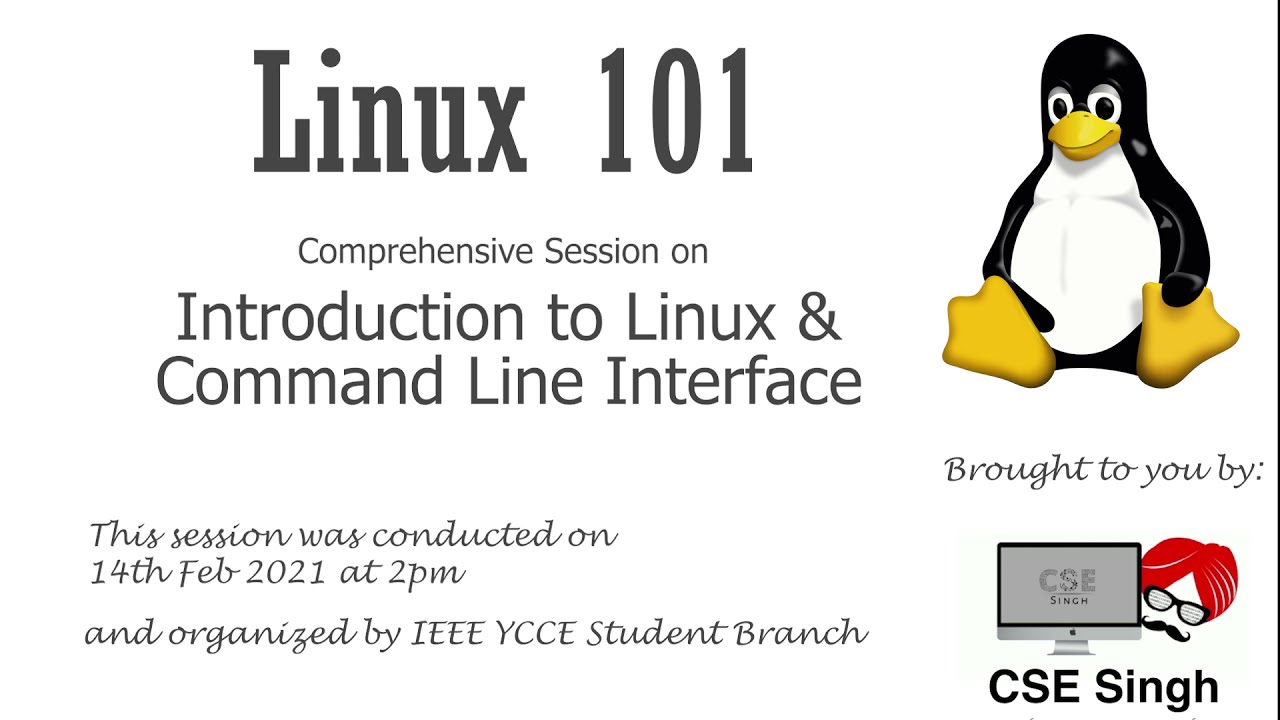 Linux 101 | Session on Intro to #Linux and #CommandLine