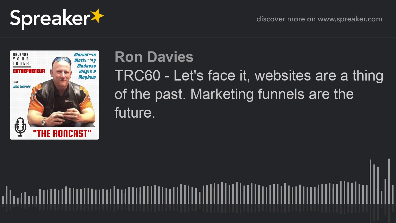 TRC60 – Enable&#39s deal with it, web sites are a thing of the earlier. Marketing and advertising funnels are the foreseeable future. (manufactured wit