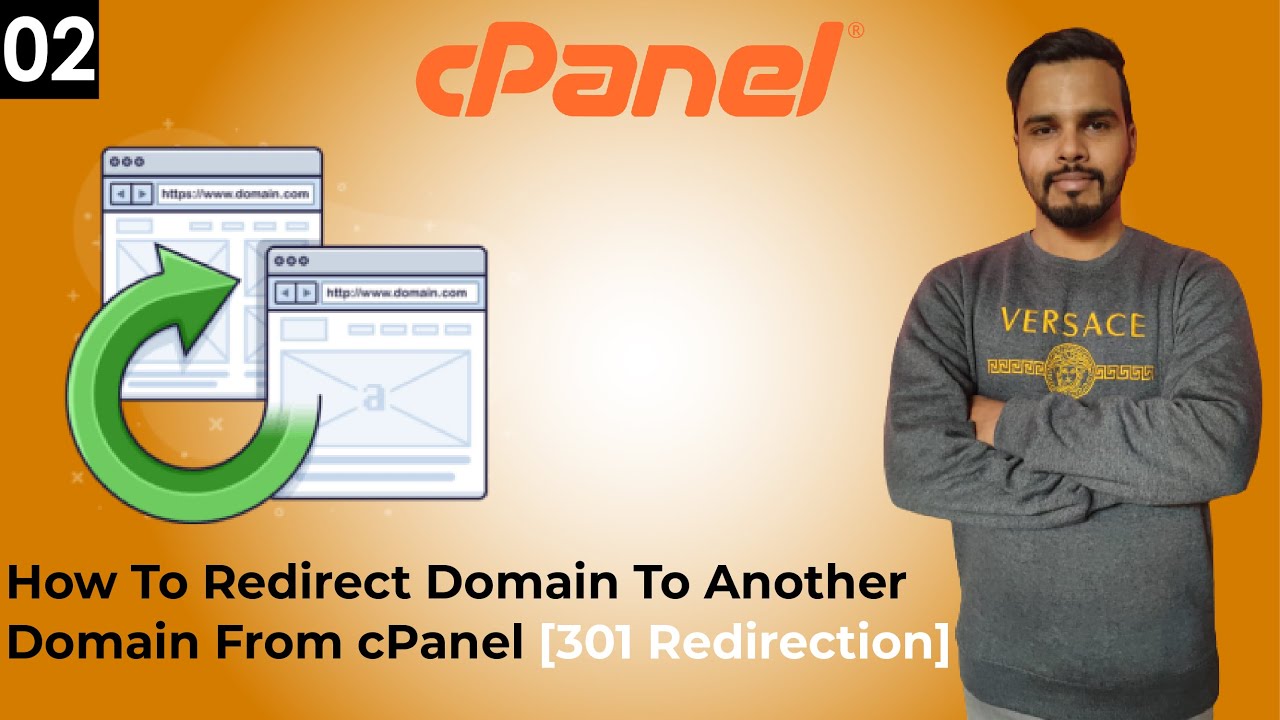 2. cPanel Tutorial – How To Redirect Domain To Another Domain From cPanel in Urdu/Hindi 301 Redirect