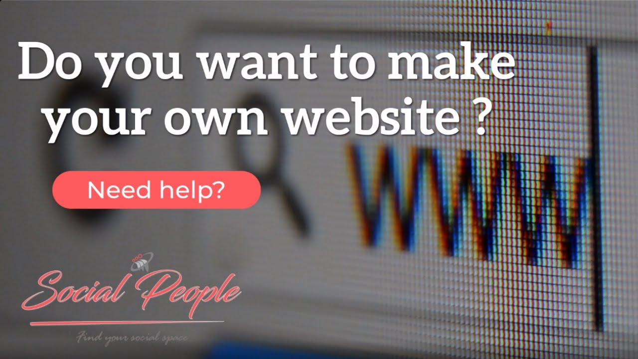 Building Your Have Web page | Social People today