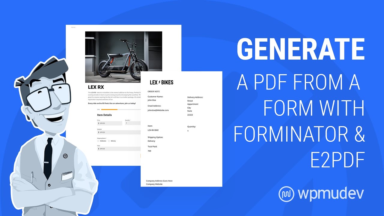 Generate a PDF From a Form in WordPress with Forminator