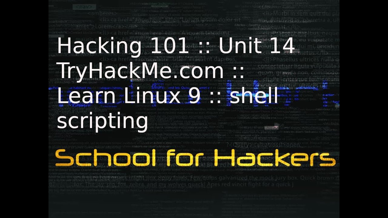 Hacking 101 :: Device 14 :: TryHackMe.com – Discover Linux 9