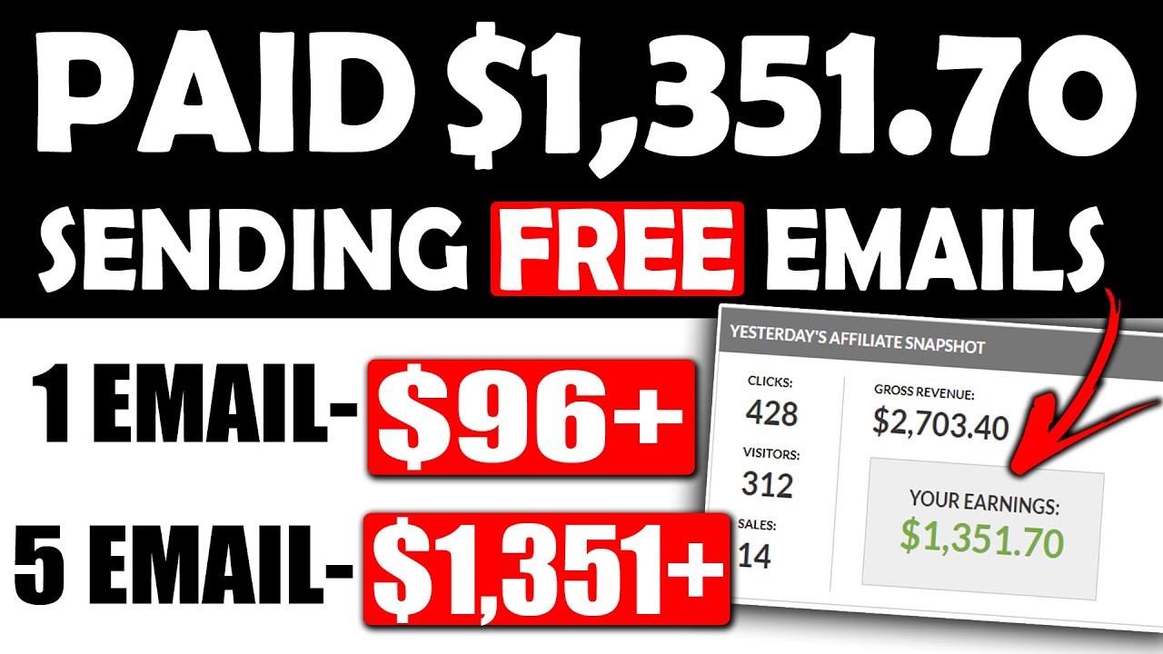 How I Created $1,351.70 Sending Totally free Email messages (Electronic mail Advertising and marketing For Rookies)