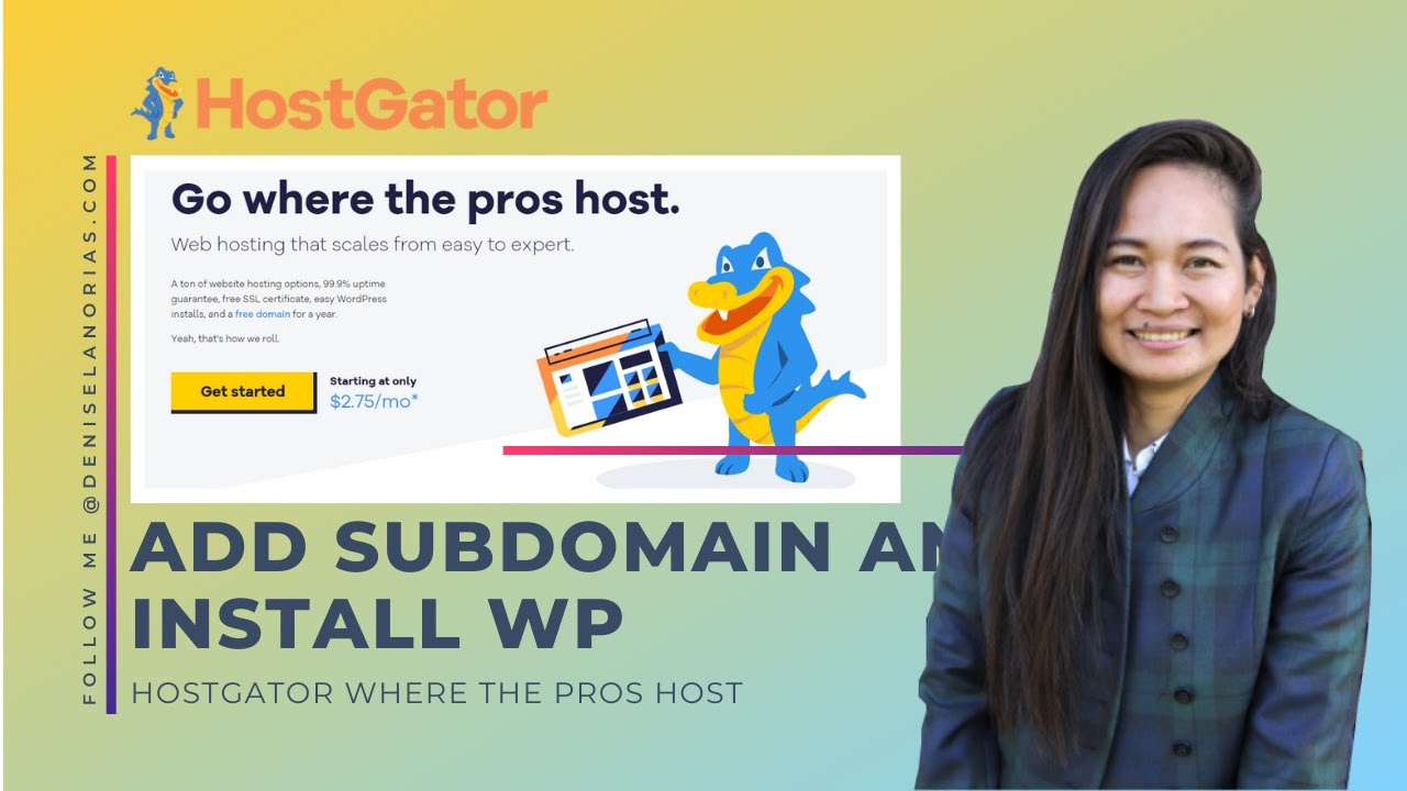 How To Incorporate a Subdomain and Install WordPress | 2021 Hostgator Cpanel Phase by Stage Guidebook