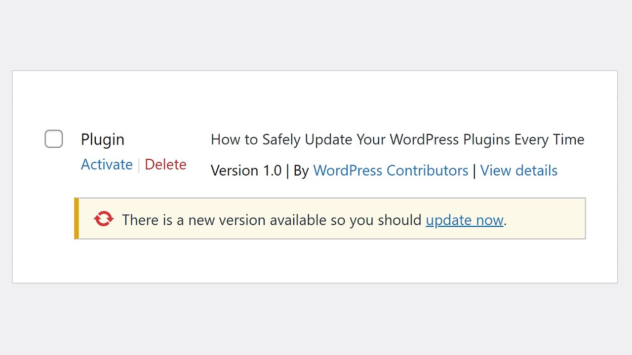 How to Securely Update Your WordPress Plugins Every Time