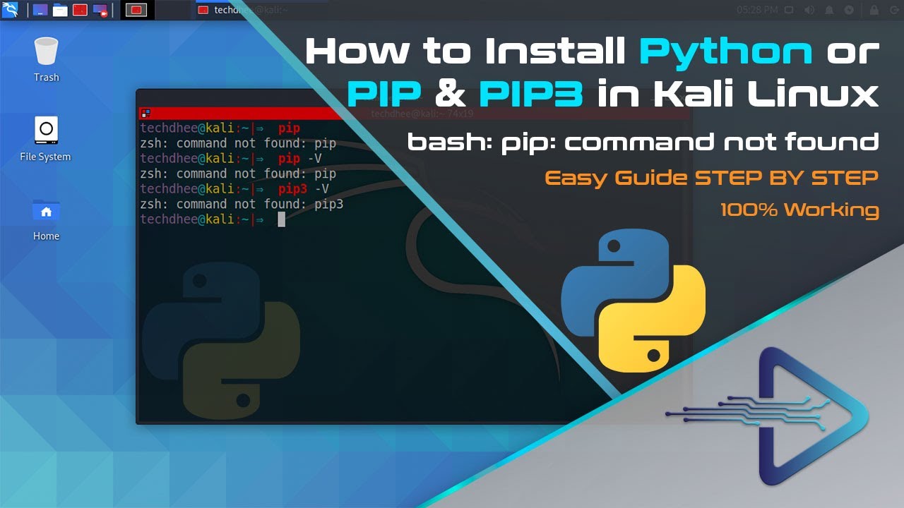 How to Set up Python or PIP & PIP3 in Kali Linux | Kali Linux 2020.4