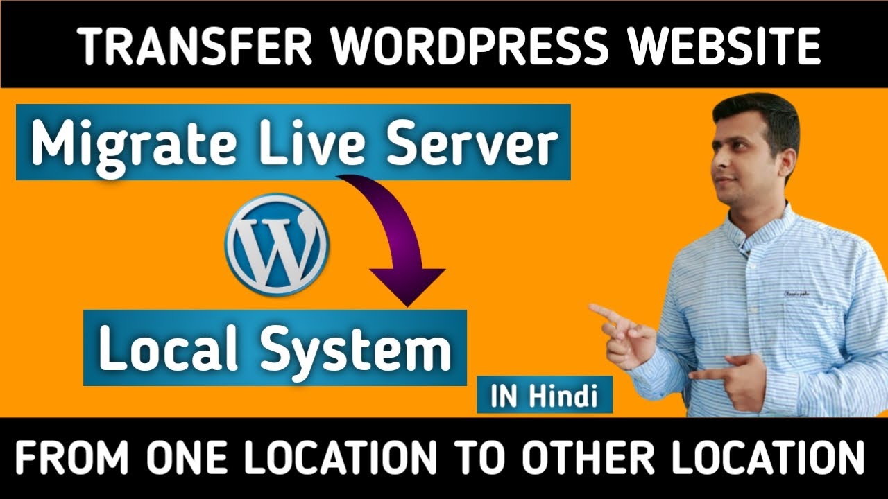 How to easily transfer wordpress web-site from are living server Cpanel to localhost