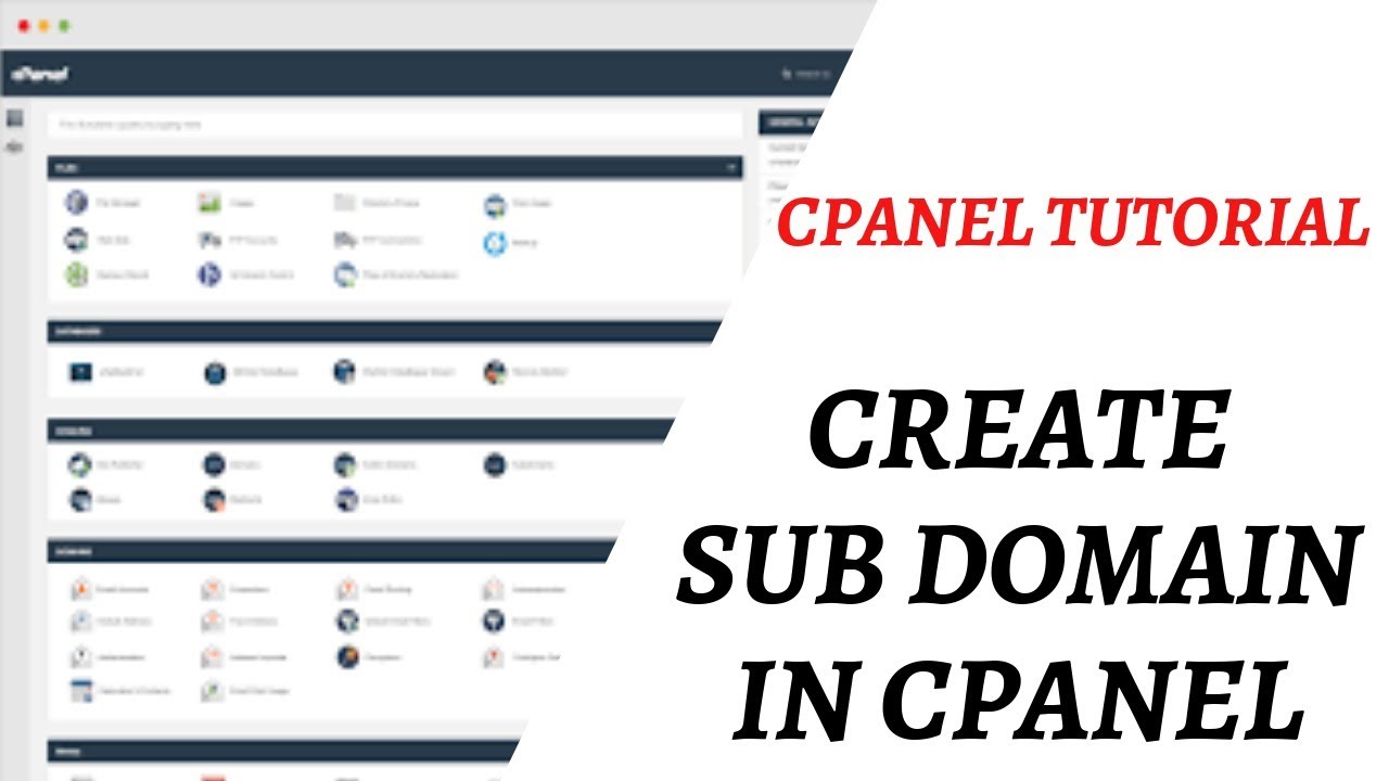 How to generate a sub – domain in cpanel on siteground internet hosting