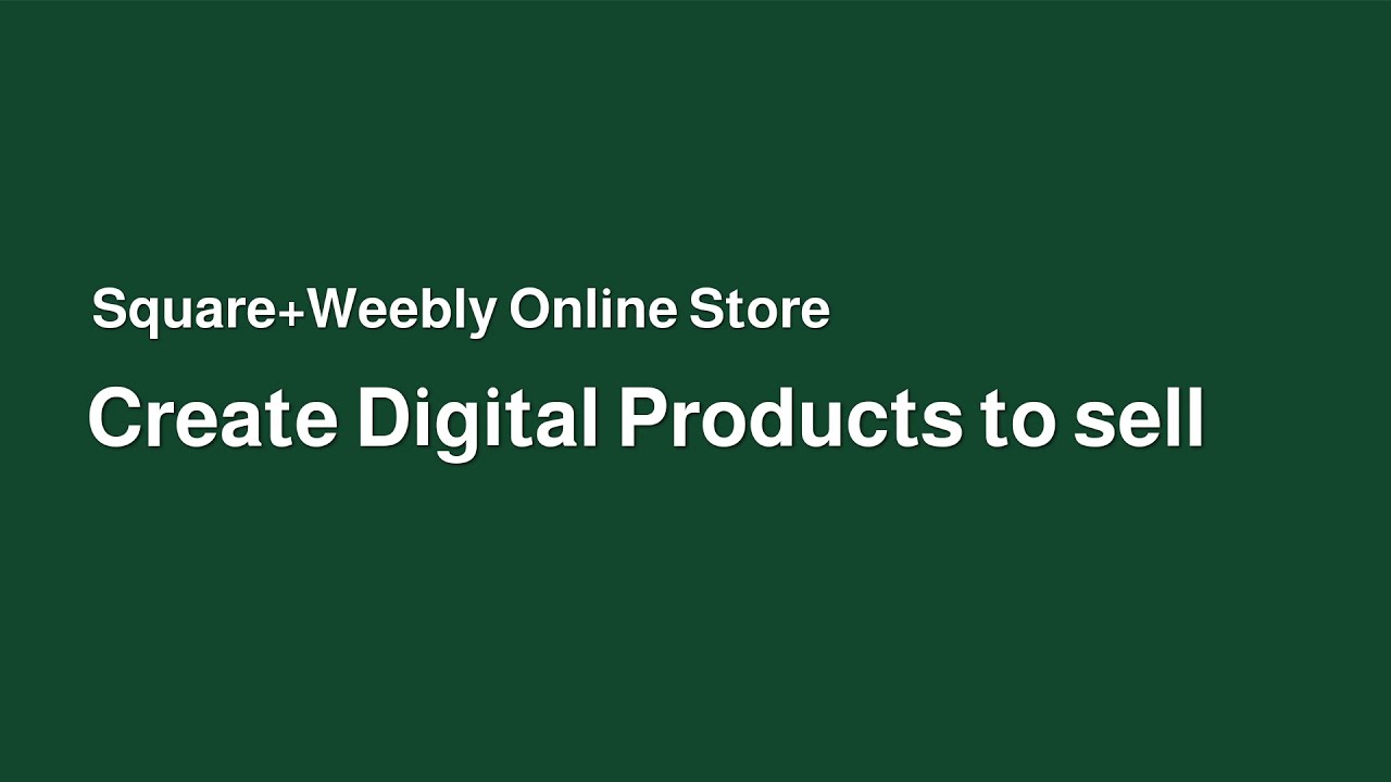 How to market Electronic Products and solutions Square+Weebly On the web Shop (2020)