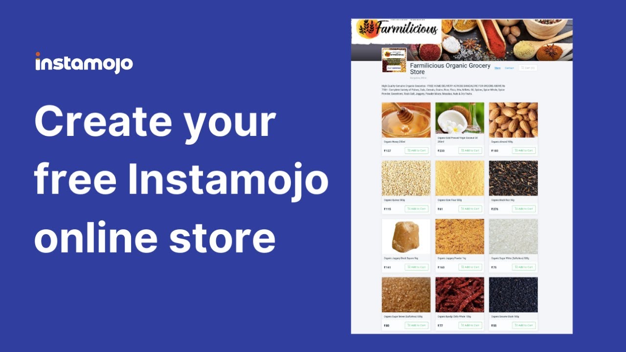 How to set up a free Instamojo on the net retailer for your smaller enterprise