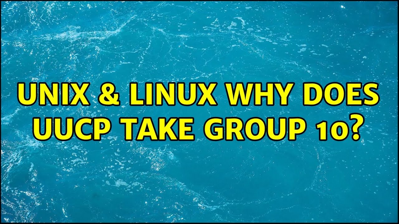Unix & Linux: Why does uucp consider team 10?
